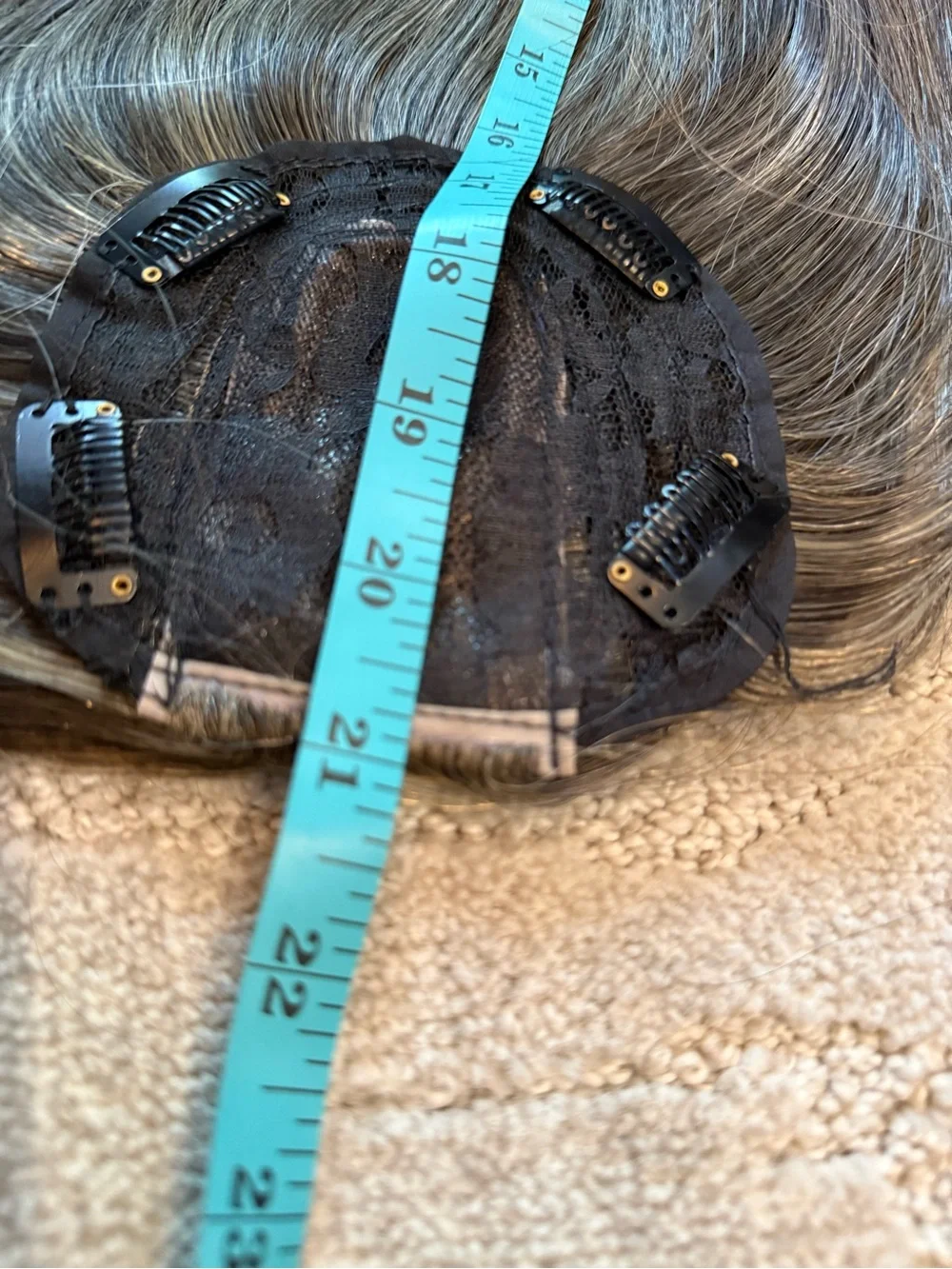 Clip-In Hair Topper - Ash Brown Blend
